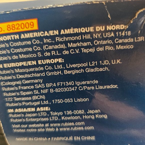 New Kid Child Star Wars Darth Vader Black Costume Mask Large 12 -14 Rubies 8-10 - Picture 12 of 14